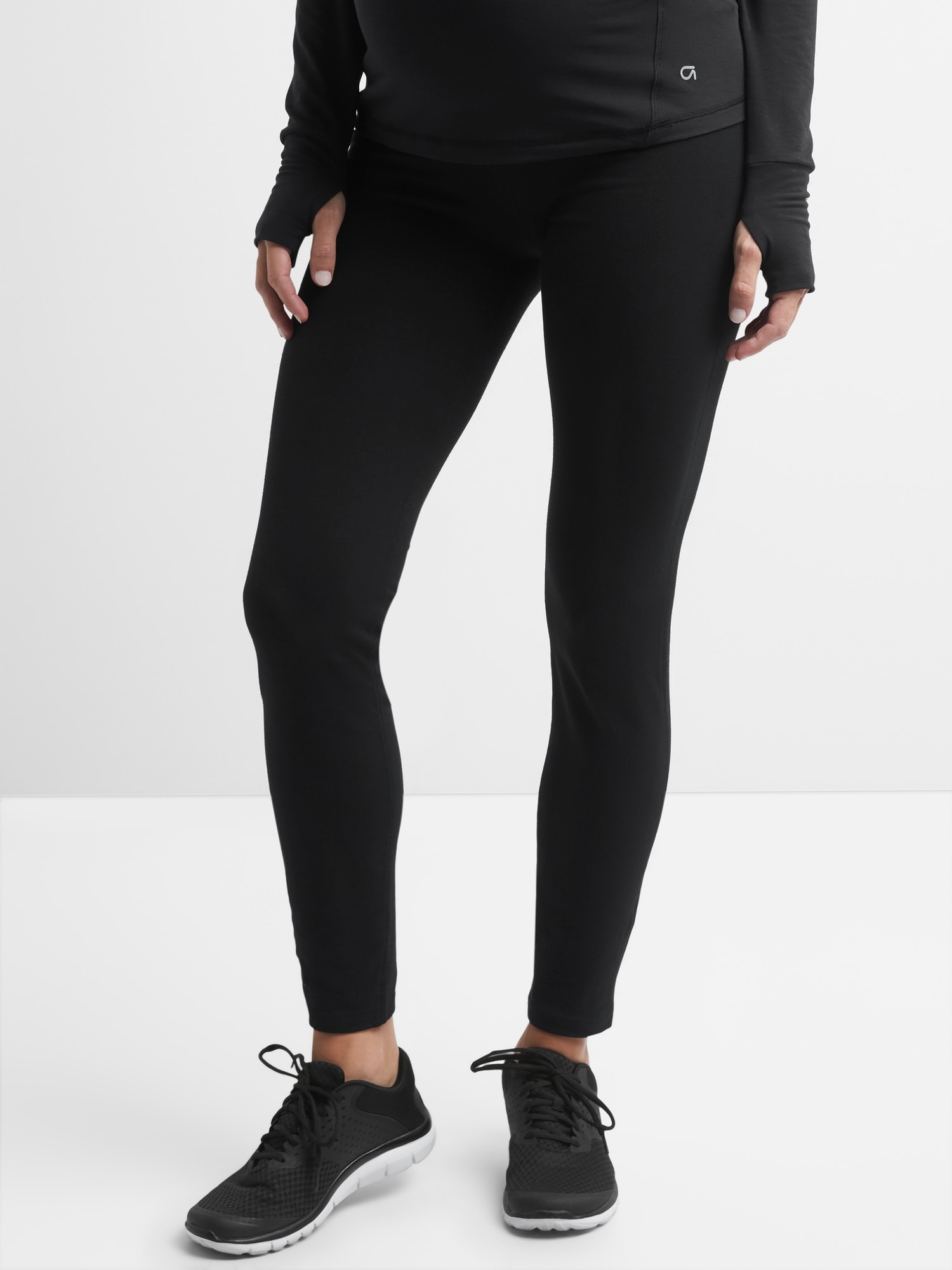 gap maternity blackout leggings