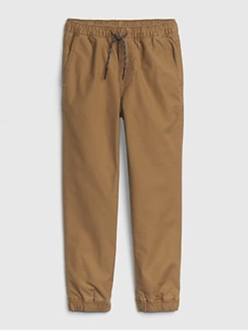 Kids Stretch Khaki Joggers