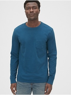 gap long sleeve t shirts mens