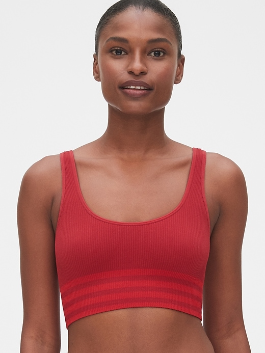 gap plunge seamless bralette