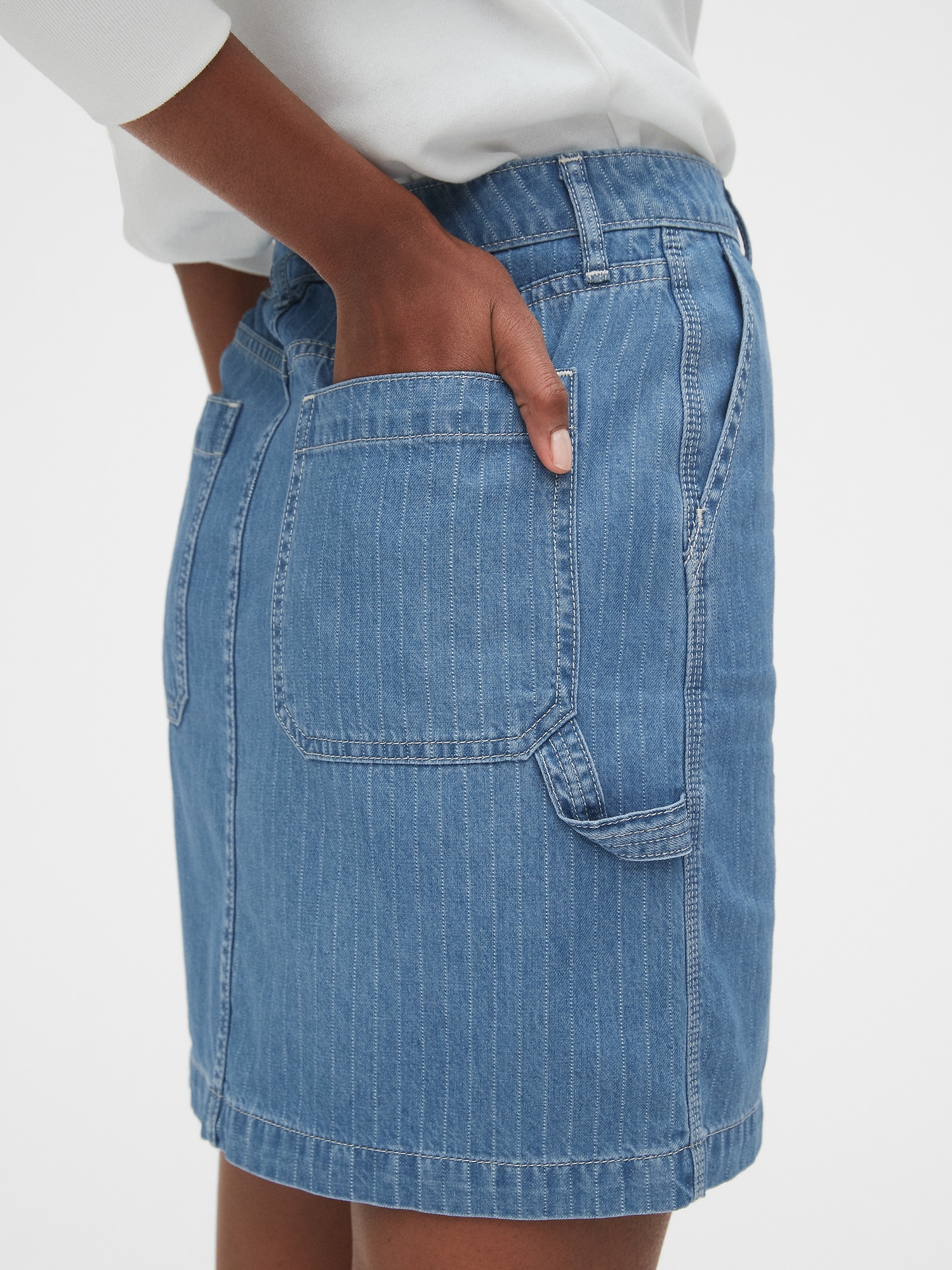 denim skirt gap