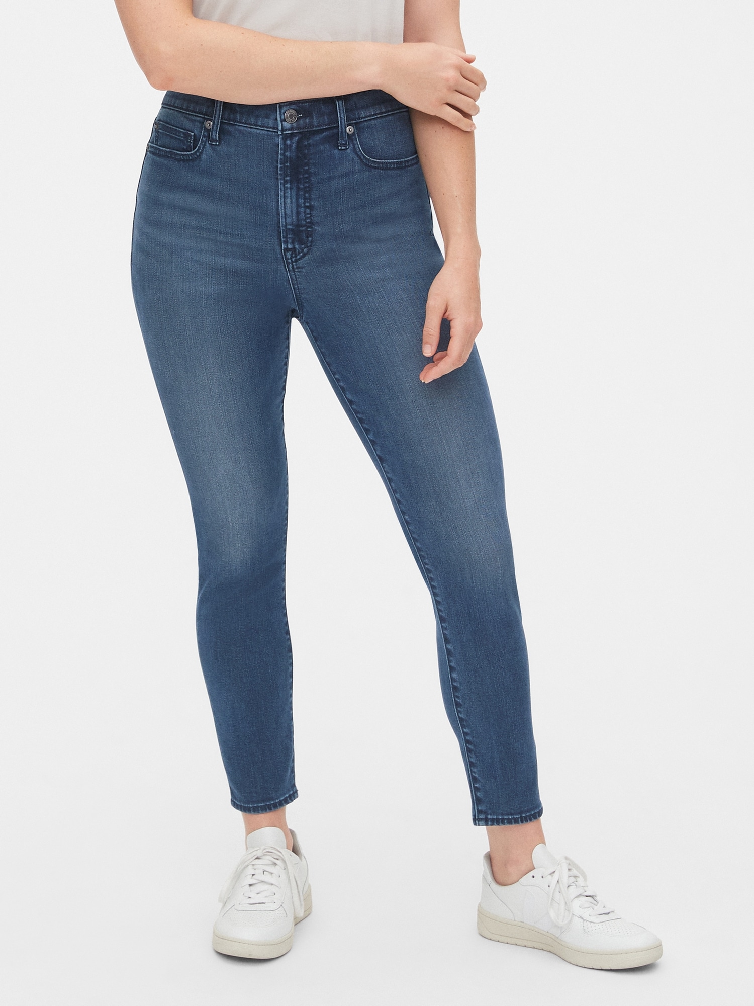 super high rise true skinny jeans in 360 stretch