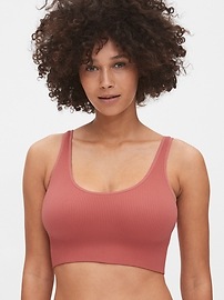 gap plunge seamless bralette