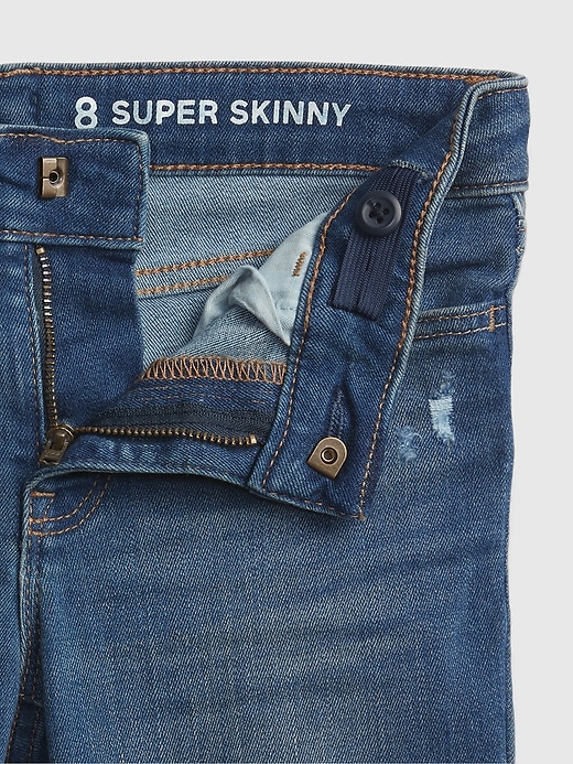 Image number 5 showing, Kids Mid Rise Super Skinny Jeans