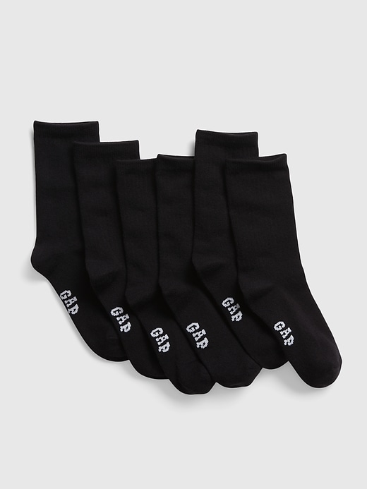 Image number 1 showing, Kids Crew Socks (3-Pack)