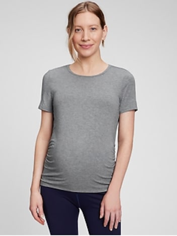 Maternity GapFit Breathe Side Shirring T-Shirt