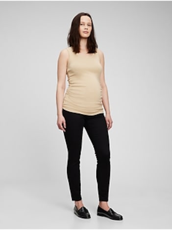 Maternity Inset Panel Skinny Jeans