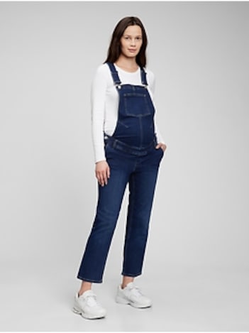 Maternity Denim Overalls