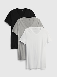 View large product image 1 of 1. Classic V-Neck T-Shirt (3-Pack)