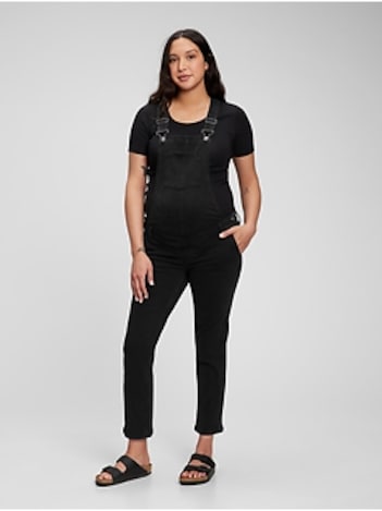 Maternity Denim Overalls
