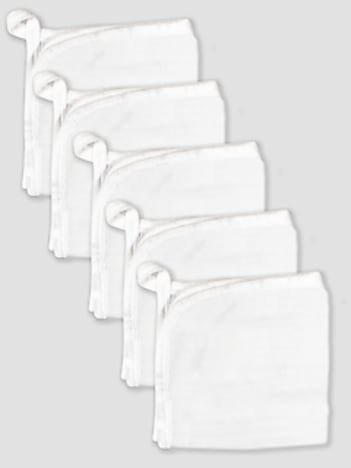 Honest Baby Clothing Five Pack Organic Cotton Triple Layer Woven Washcloths
