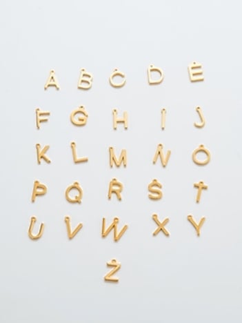 Gold Dainty Initial Necklace