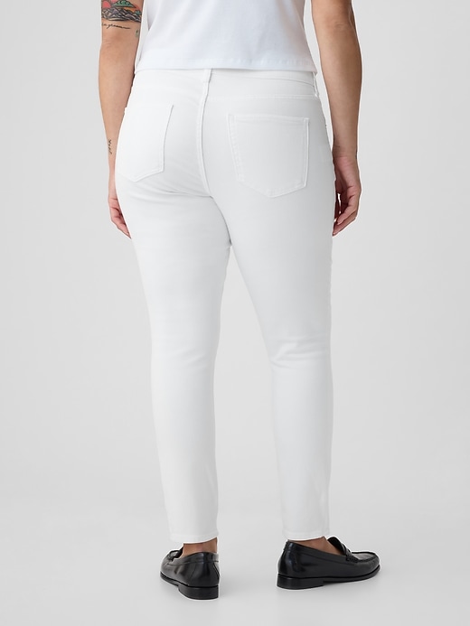 Image number 7 showing, Mid Rise True Skinny Jeans