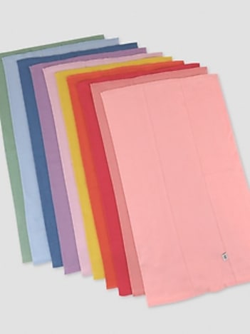 Honest Baby Clothing 10 Pack Organic Cotton Knit Trifold Burp Cloths
