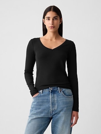 Modern V-Neck T-Shirt