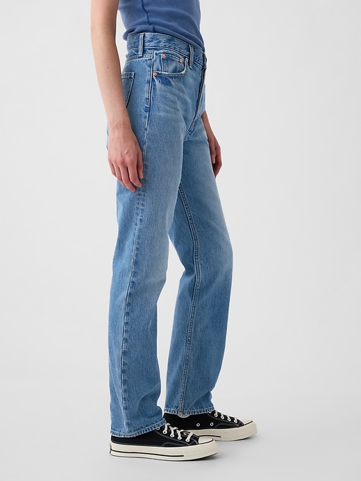 Image number 3 showing, High Rise Rigid '90s Straight Jeans