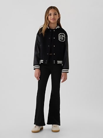 Kids High Rise Crossover '70s Flare Jeans