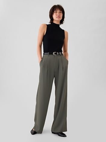 365 High Rise Pleated Trousers