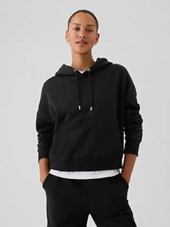 VintageSoft Crop Hoodie