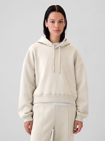 VintageSoft Cropped Hoodie