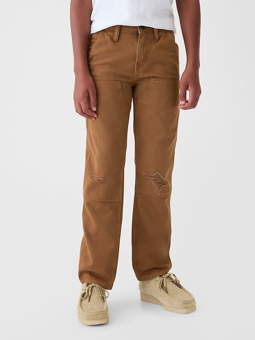 Image number 2 showing, Kids Double-Knee '90s Original Straight Carpenter Jeans