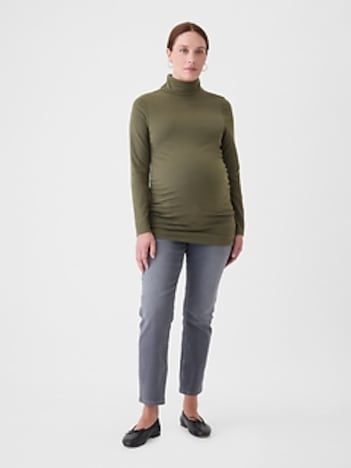 Maternity Modern Turtleneck Shirt