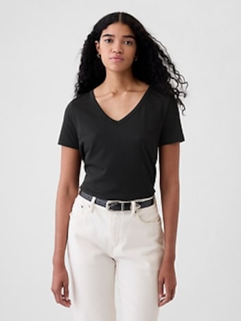 Organic Cotton VintageSoft V-Neck T-Shirt
