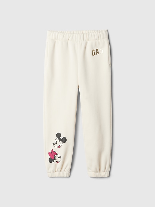 Image number 1 showing, Gap × Disney Baby & Toddler VintageSoft Logo Joggers