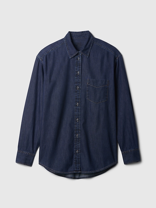 Image number 5 showing, Denim Big Shirt