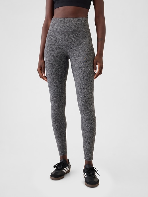 Image number 2 showing, GapFit Smooth High Rise Jersey Leggings