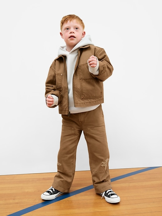 Image number 6 showing, Kids Double-Knee '90s Original Straight Carpenter Jeans