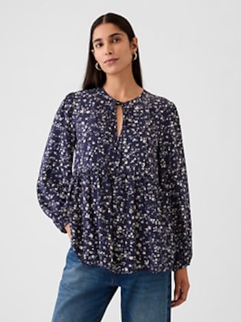 Maternity Nursing Tiered Shirt