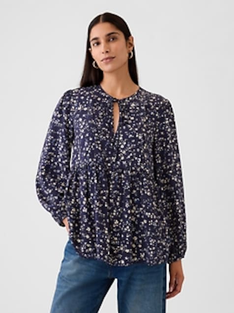 Maternity Nursing Tiered Shirt