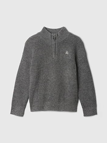 Baby & Toddler Quarter-Zip Sweater Pullover