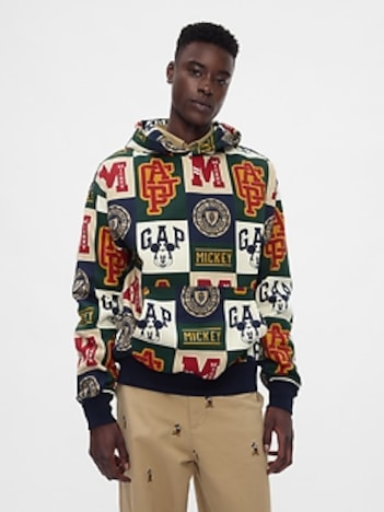 Gap × Disney Mickey Mouse Logo Hoodie