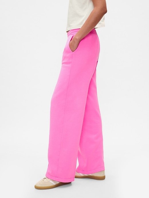 Image number 3 showing, VintageSoft Seamed Straight Sweatpants