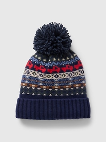 Baby & Toddler CashSoft Firetruck Fair Isle Beanie