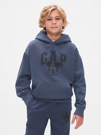 Gap × Disney Kids VintageSoft Mickey Mouse Logo Hoodie