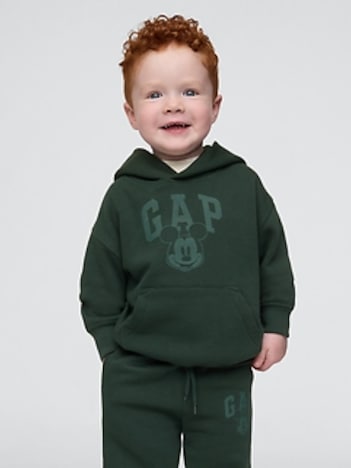 Gap × Disney Baby Vintage Soft Mickey Mouse Logo Hoodie