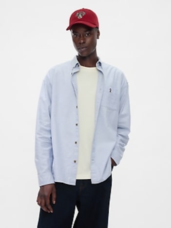 Gap × Disney Oversized Oxford Shirt