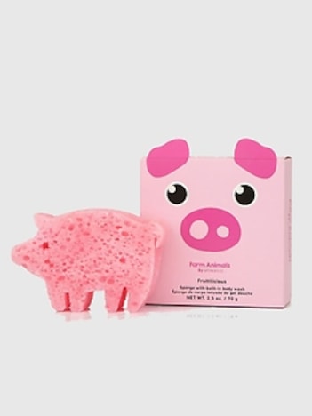 Spongelle Foaming Sponge Farm Animals Body Wash Infused Buffer