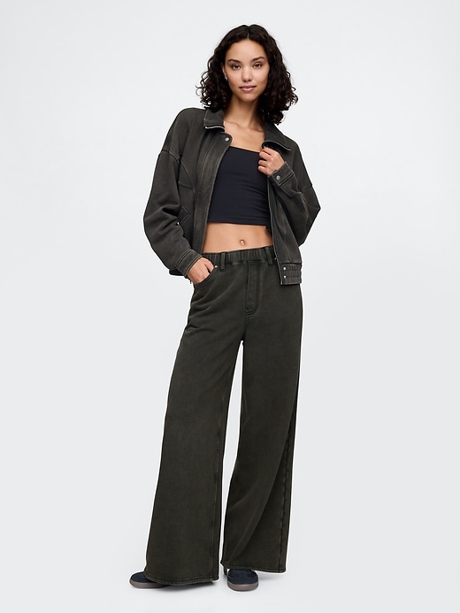 Image number 1 showing, Heavyweight Baggy Sweatpant Jeans