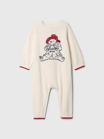 Baby Paddington Footless Sweater One-Piece