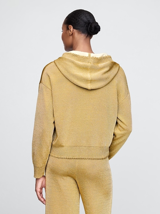 Image number 2 showing, Gap × Cult Gaia Metallic Hoodie