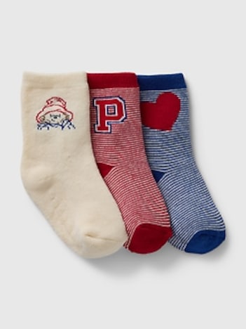 Baby Paddington Crew Socks (3-Pack)