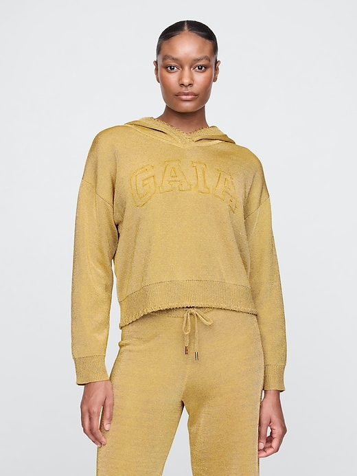 Image number 1 showing, Gap × Cult Gaia Metallic Hoodie