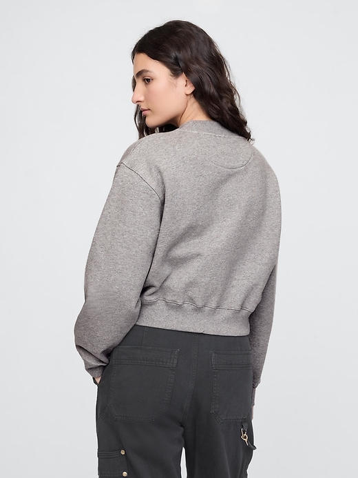 Image number 4 showing, Gap x Cult Gaia Cropped Logo Sweatshirt