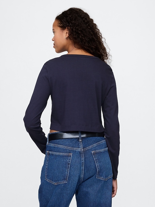 Image number 2 showing, Organic Cotton VintageSoft Crop T-Shirt