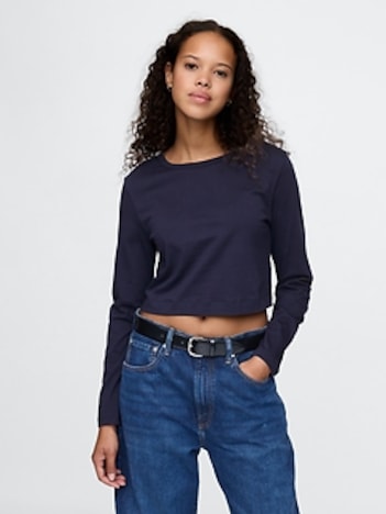 Organic Cotton VintageSoft Cropped T-Shirt