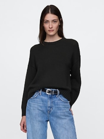 100% Cotton Relaxed Sweater